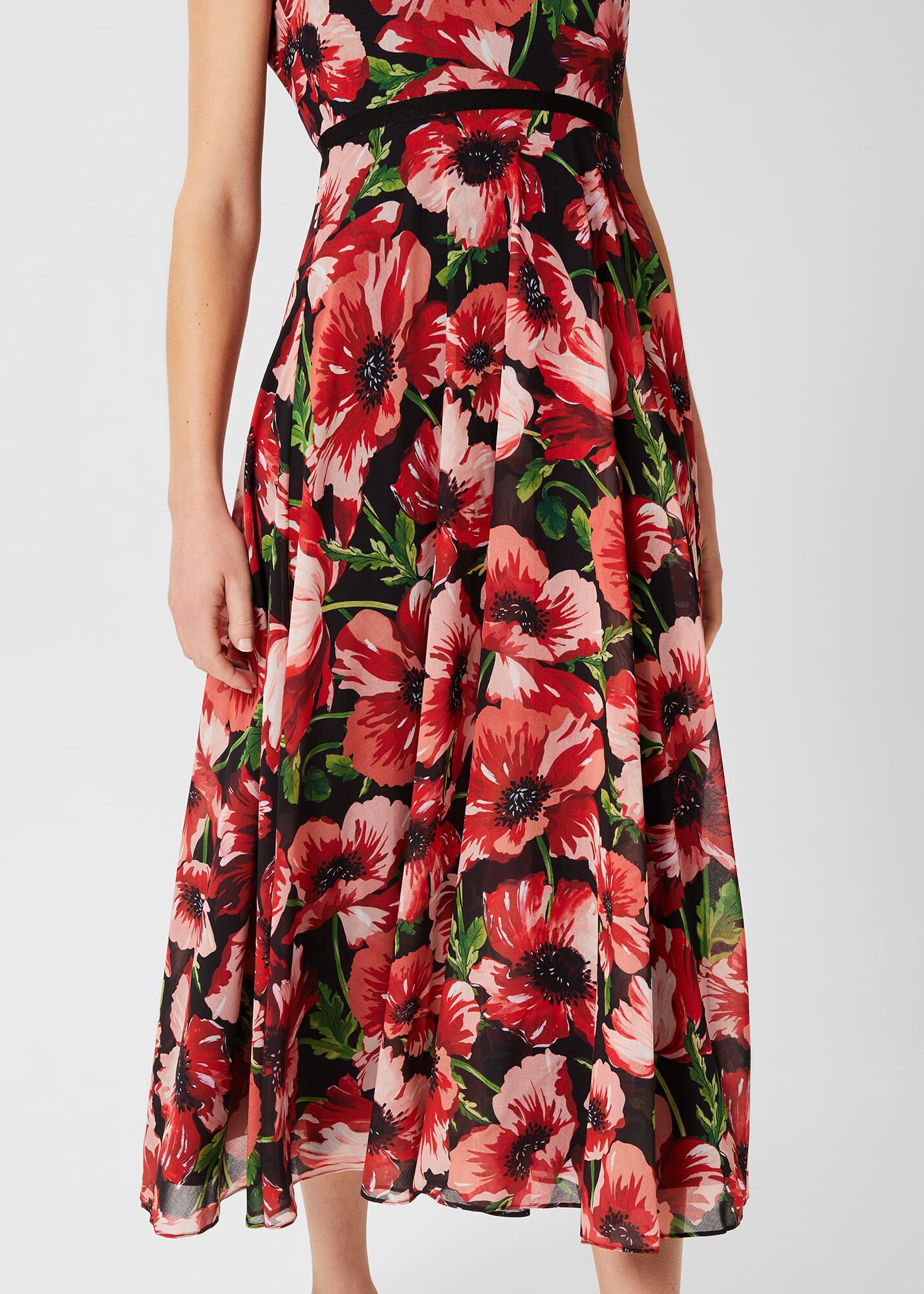 Hobbs carly dress raspberry hotsell