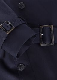 Petite Lisa Trench, Navy, hi-res