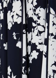 Petite Angelica Fit And Flare Dress, Midnight Ivory, hi-res