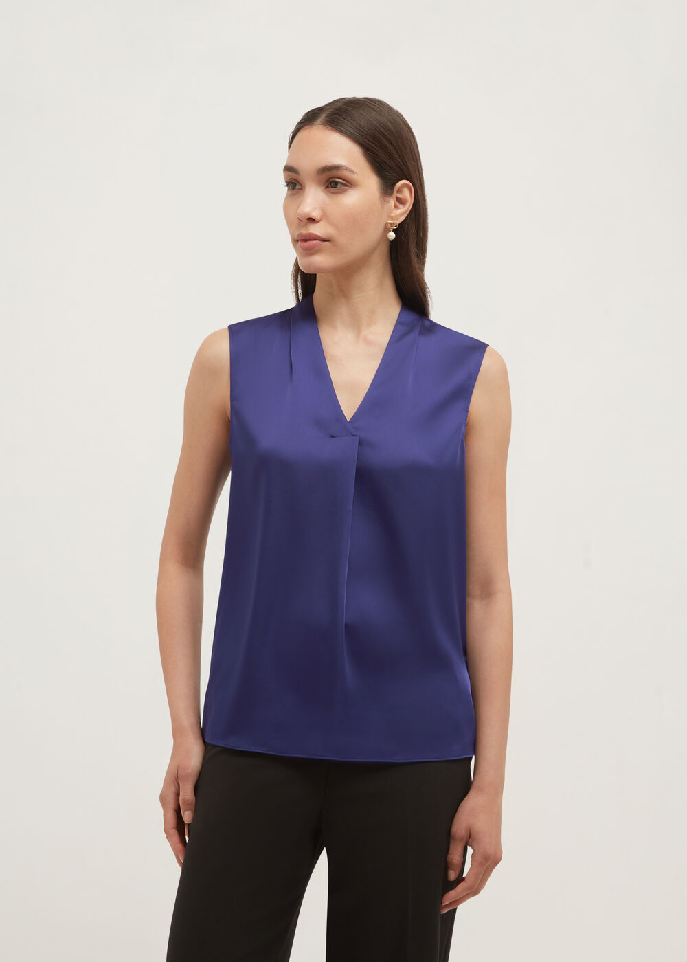 Alora Satin Blouse