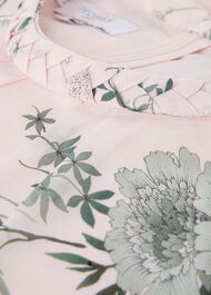 Rosabelle Silk Floral Dress, Pale Pink Multi, hi-res