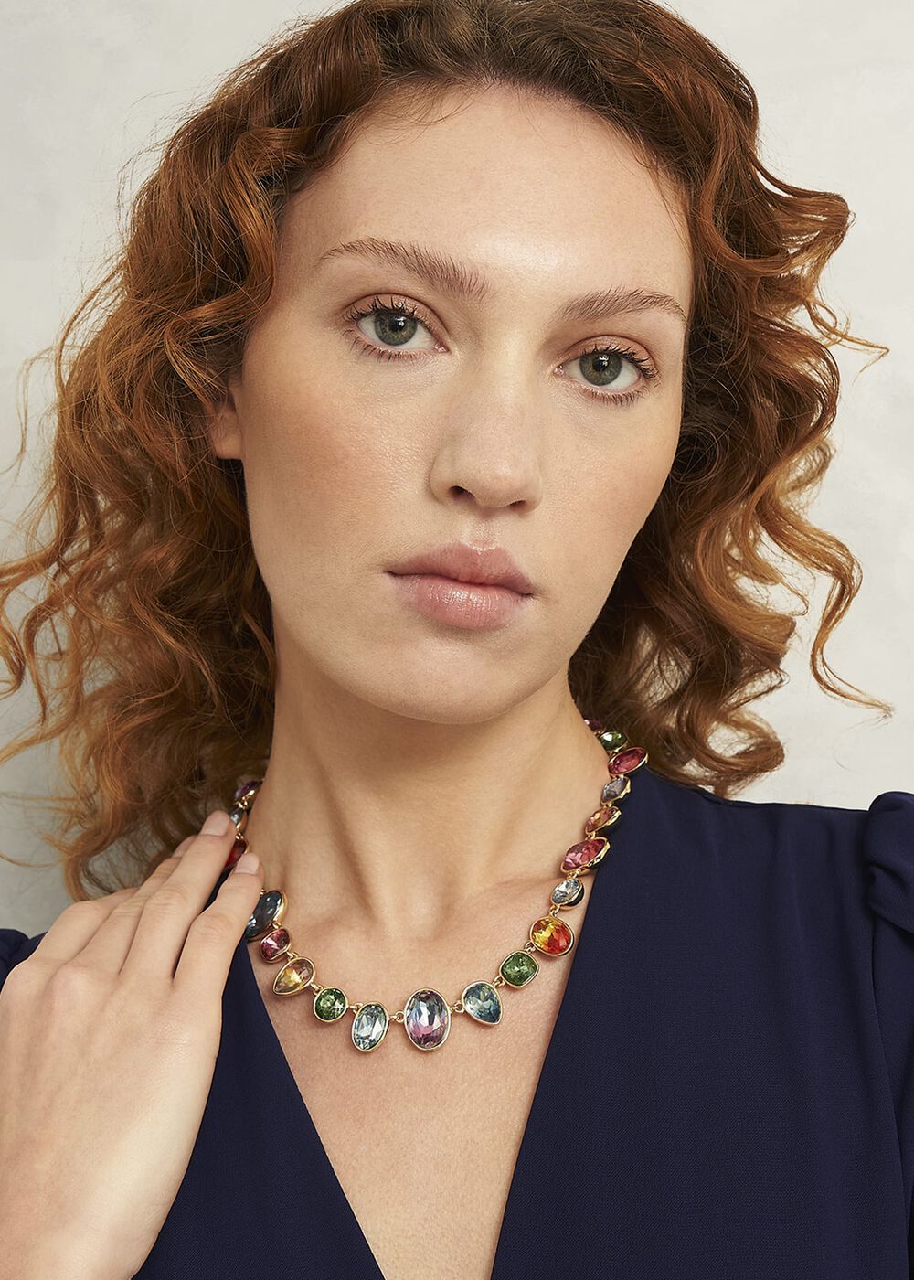 Indira Necklace, Pink Multi, hi-res