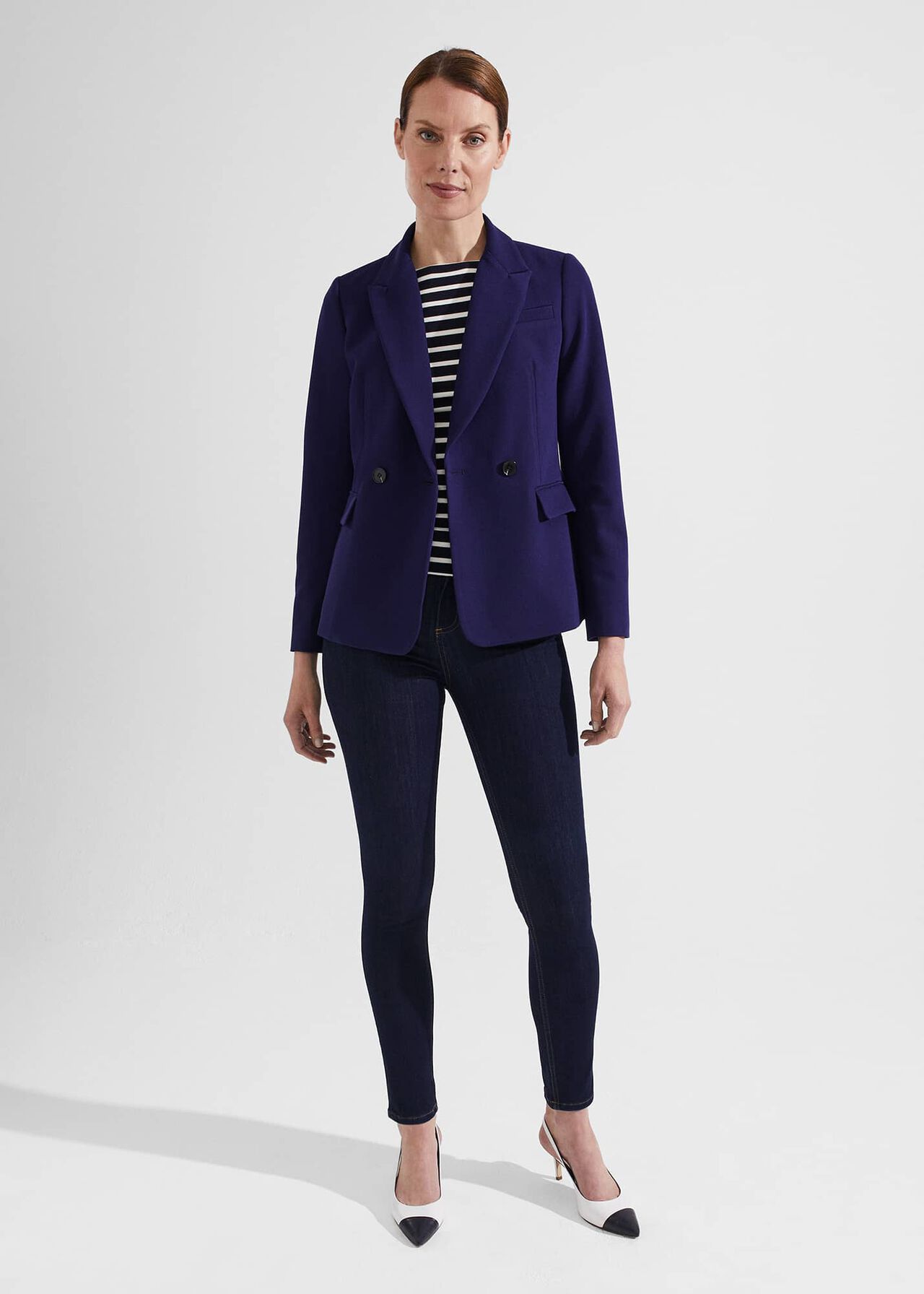 Petite Romy Jacket, Rich Navy Blue, hi-res