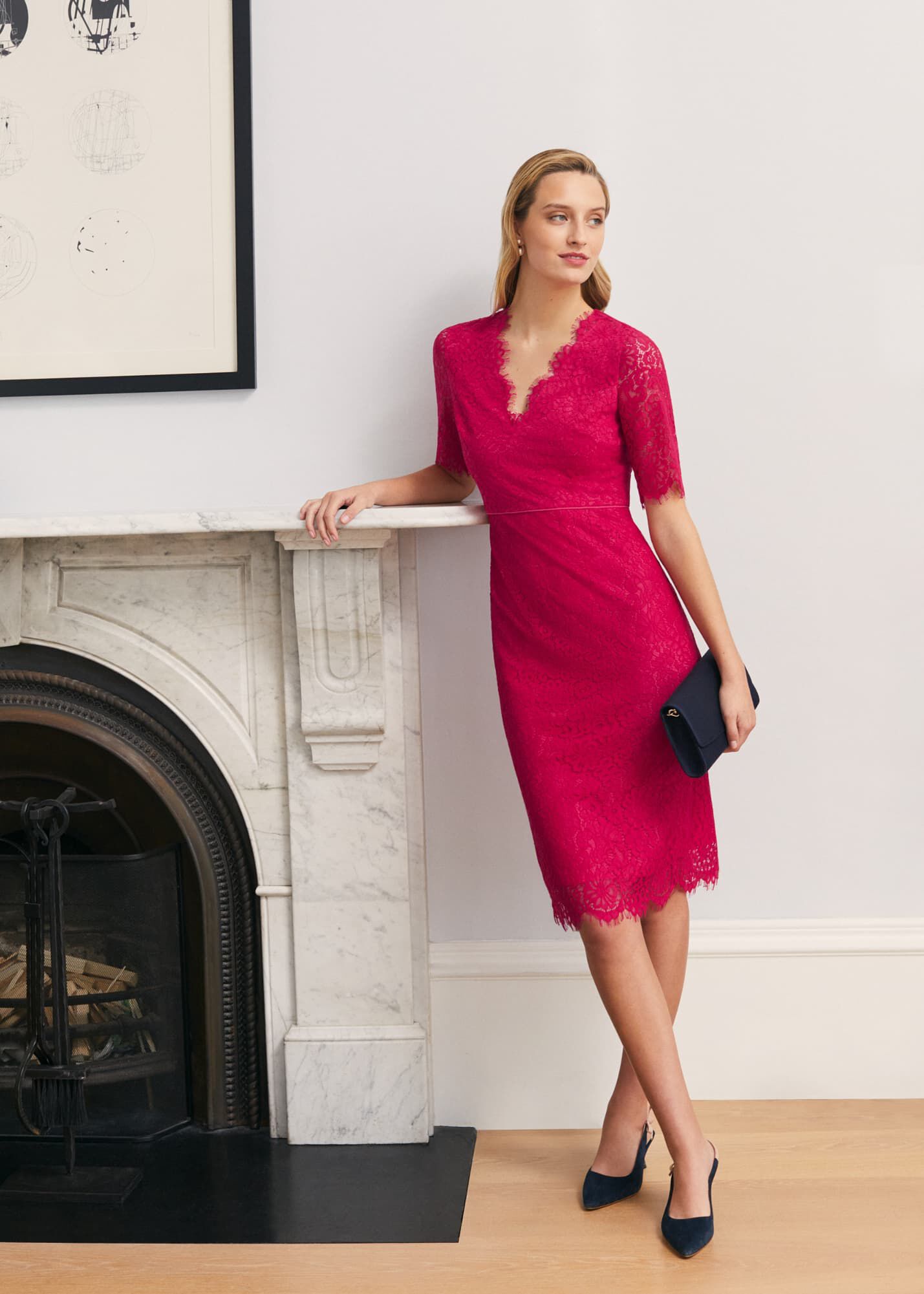 Anastasia lace formal dress clearance