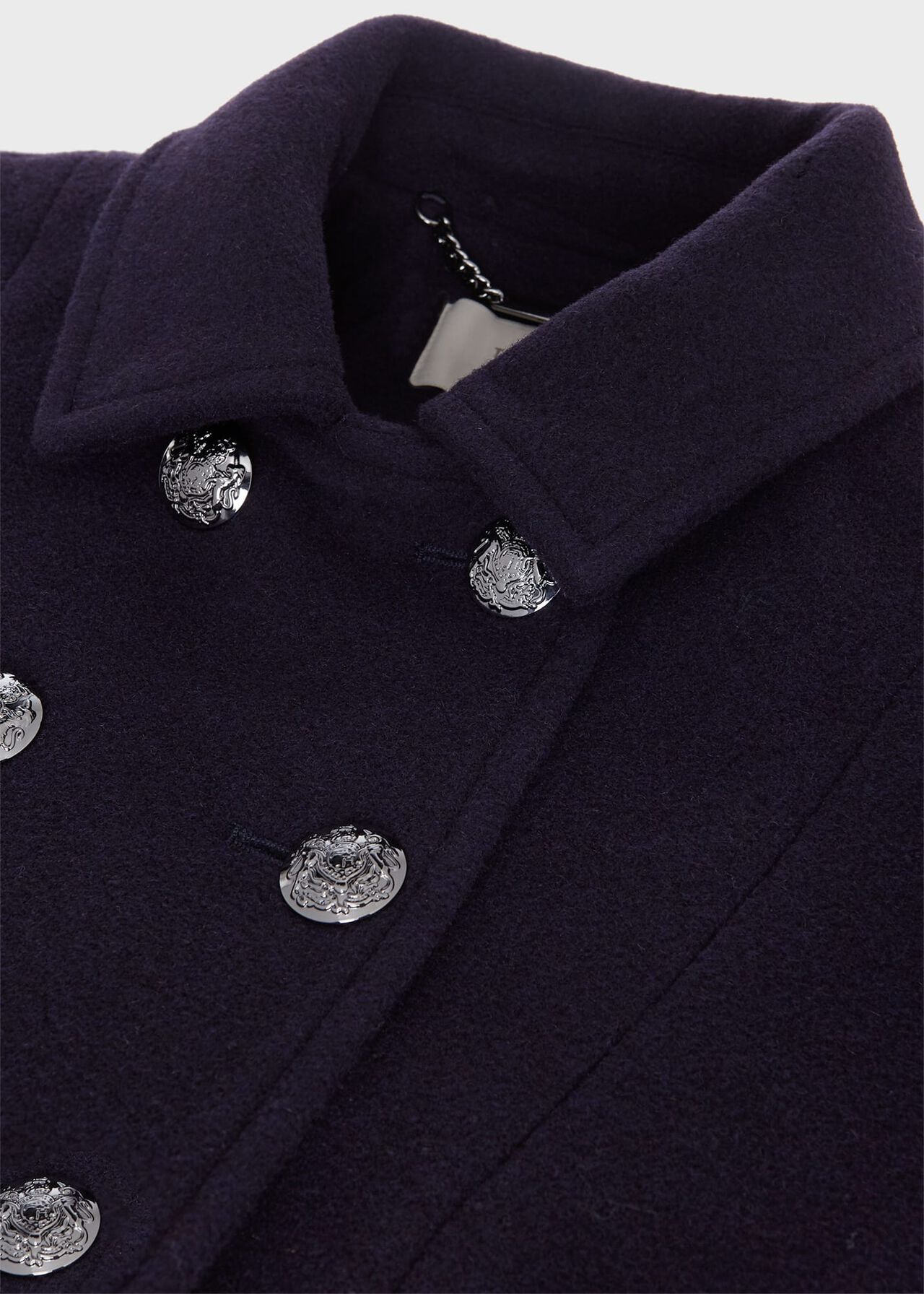 Clarisse Coat, Navy, hi-res