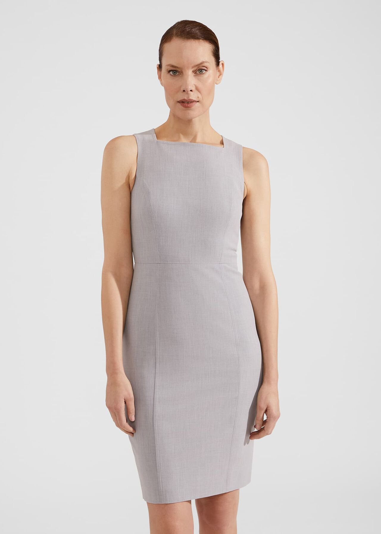 Lauren Dress, Pale Grey, hi-res