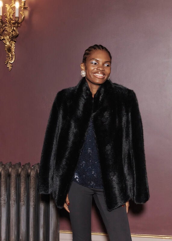 Rue Faux Fur Coat