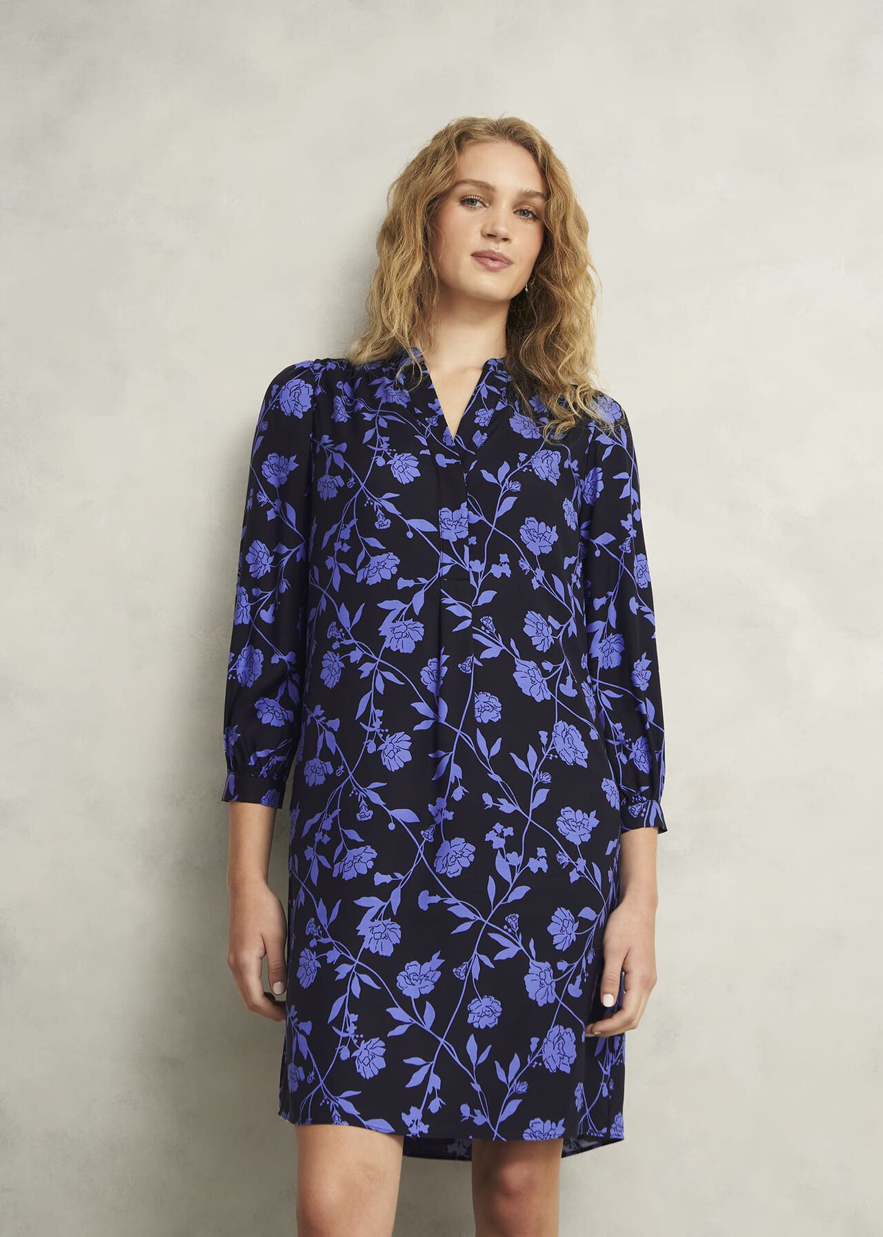 Valeria Dress, Navy Twilight, hi-res