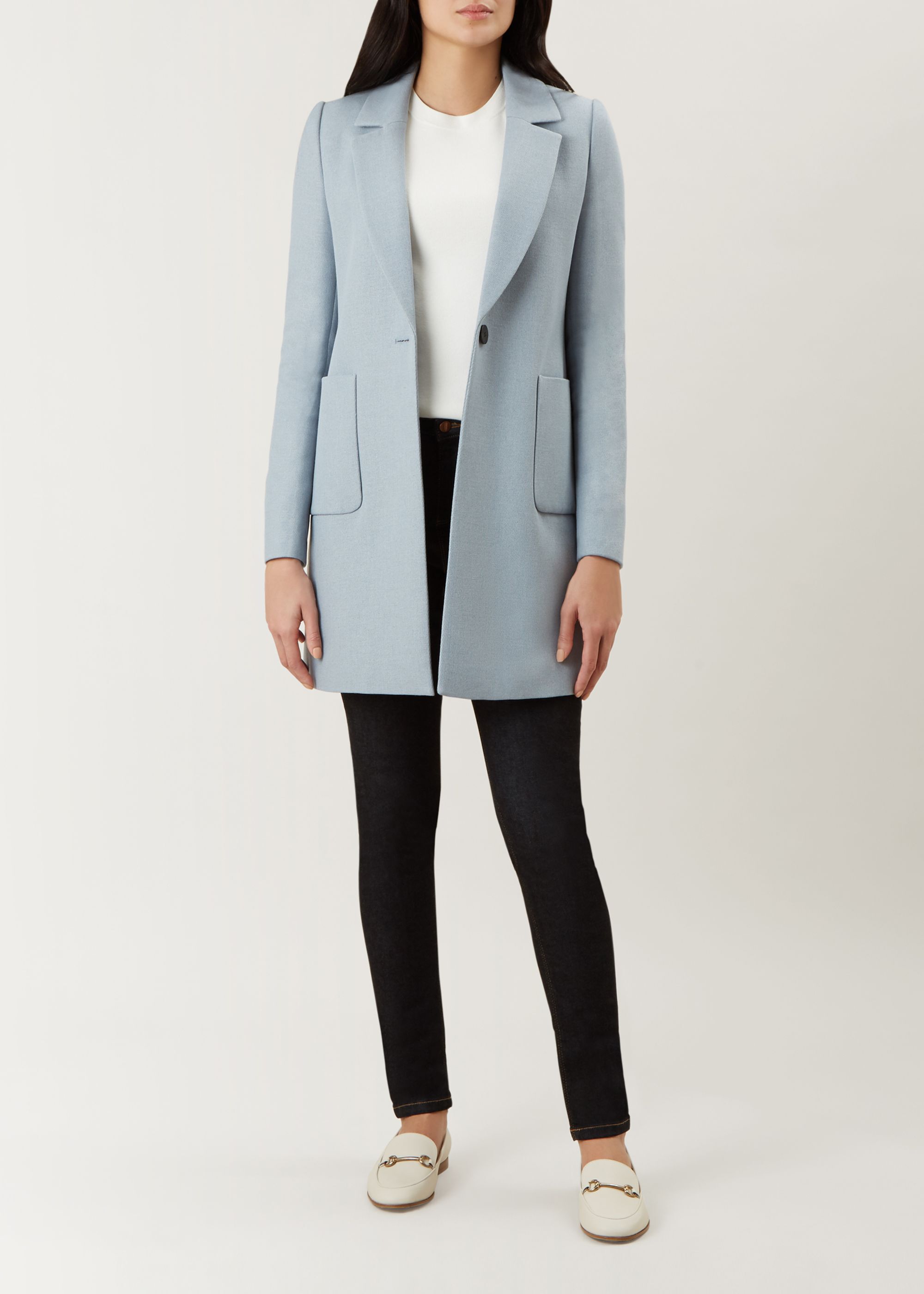 hobbs teal coat