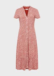 Jacinta Dress, Apricot Ivory, hi-res
