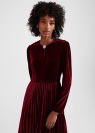 Petite Rosalie Dress, Deep Red, hi-res