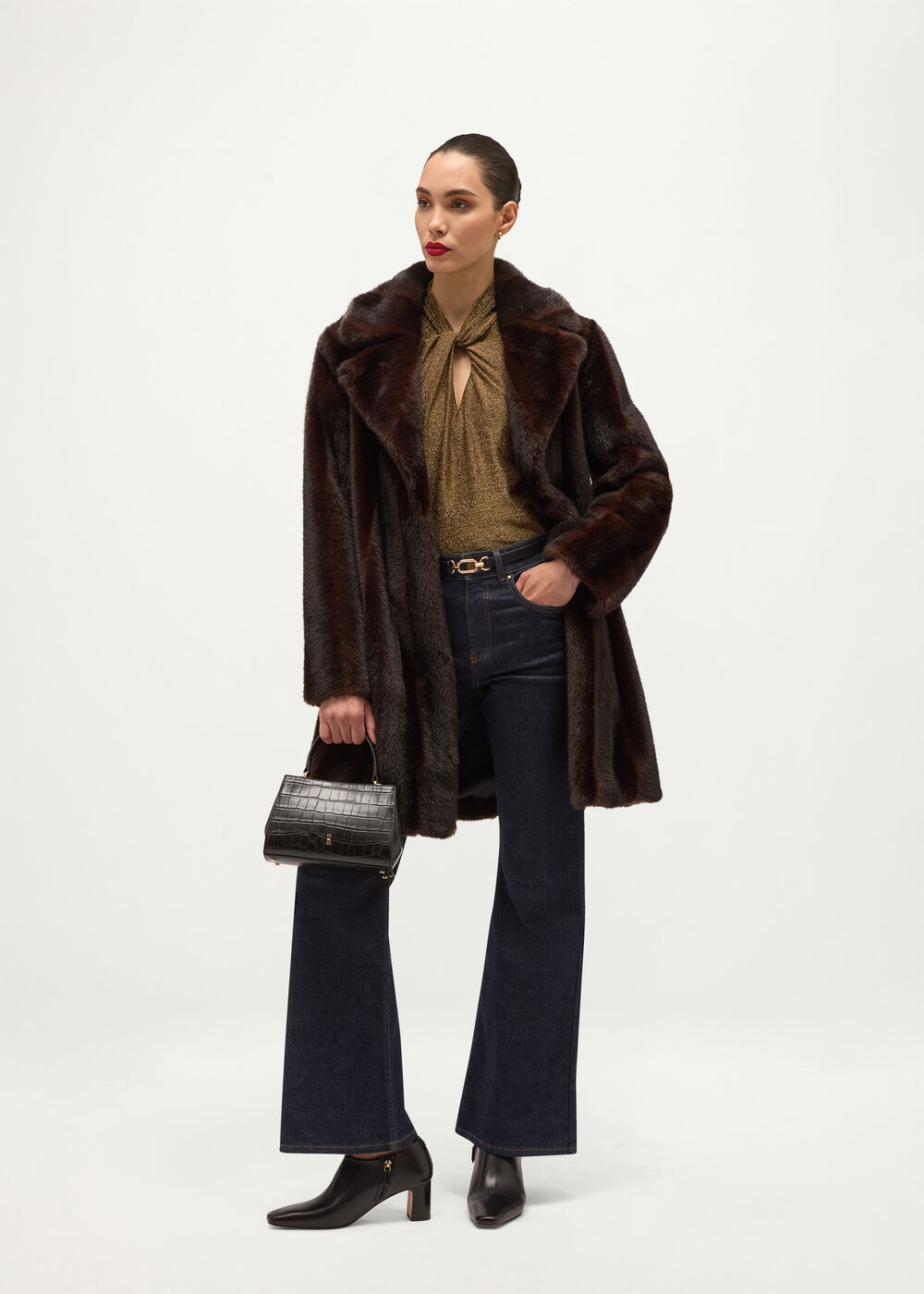 Perla Faux Fur Coat