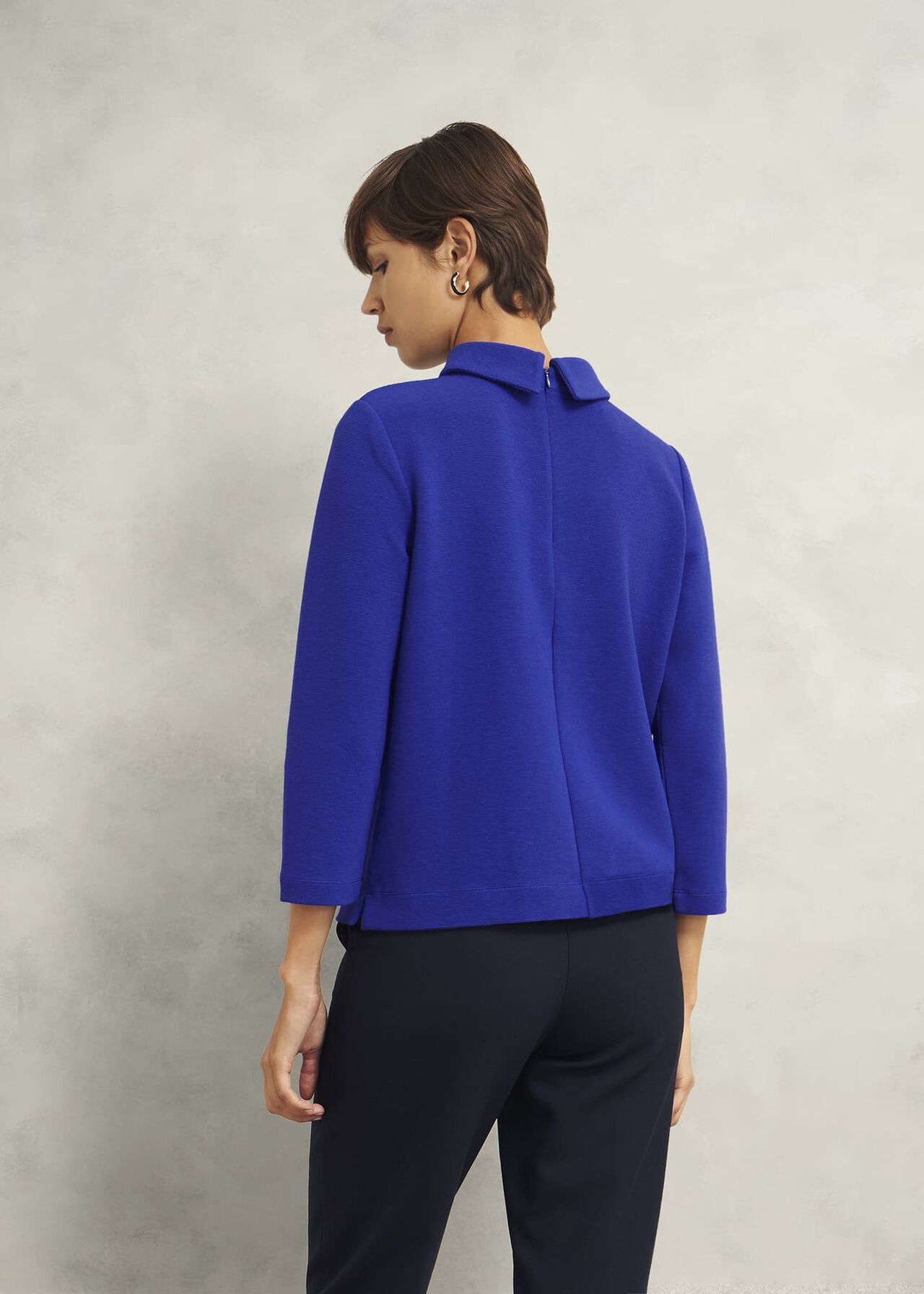 Tali Textured Top, Eclipse Blue, hi-res