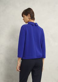 Tali Textured Top, Eclipse Blue, hi-res