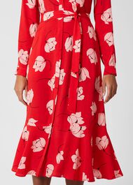 Orelia Dress, Red Pink, hi-res