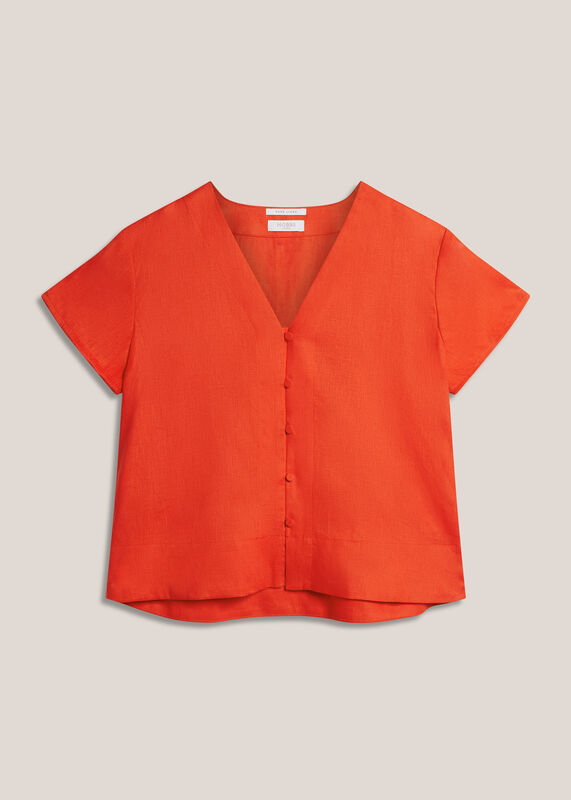 Aurelia Linen Top