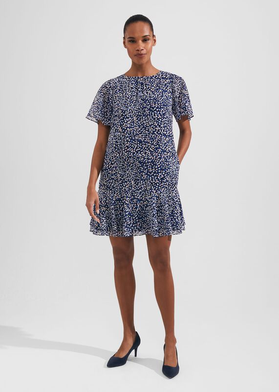 Sadie Printed A Line Dress