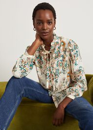 Dayton Blouse, Cream Multi, hi-res