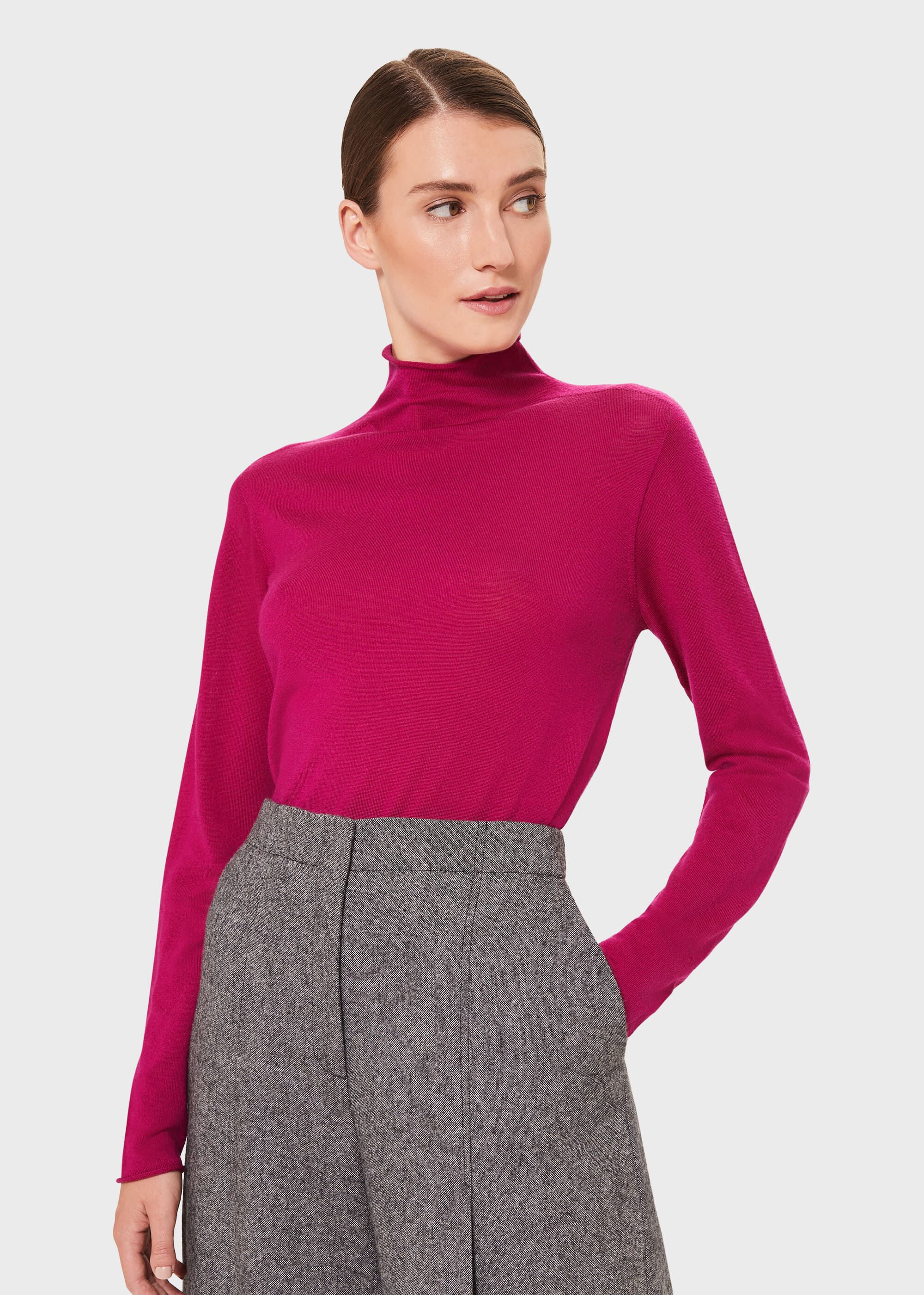 Kathryn Merino Wool Rollneck Jumper