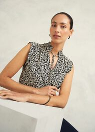 Hilda Top, Navy Multi, hi-res