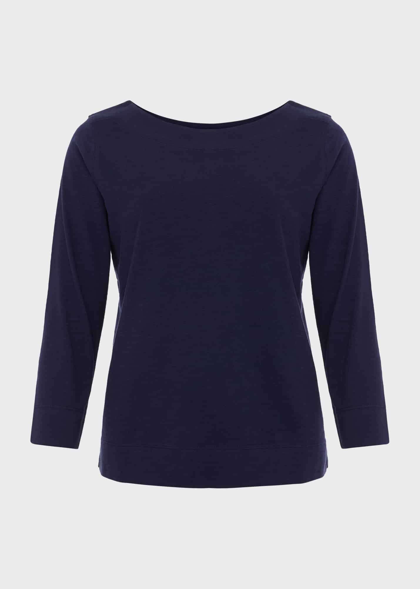 ホブズ HOBBS AVIA T-SHIRT （MIDNIGHT NAVY） Hobbs London Avia Tee In Midnight Navy | ModeSens