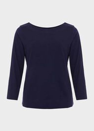 Avia Cotton Slub T-Shirt, Midnight Navy, hi-res