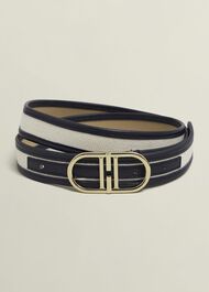 Kiera Belt, Natural Navy, hi-res