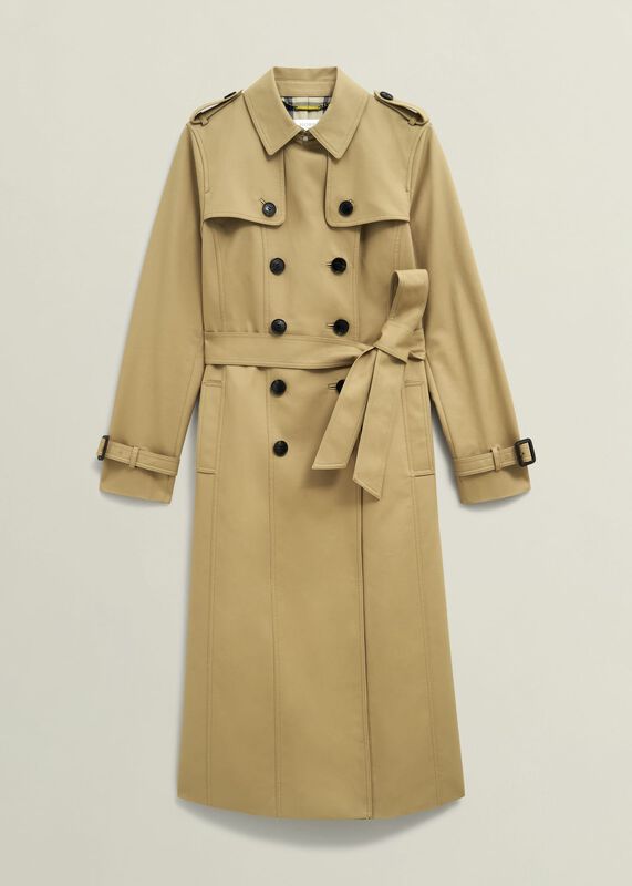 Skylar Shower Resistant Midi Trench
