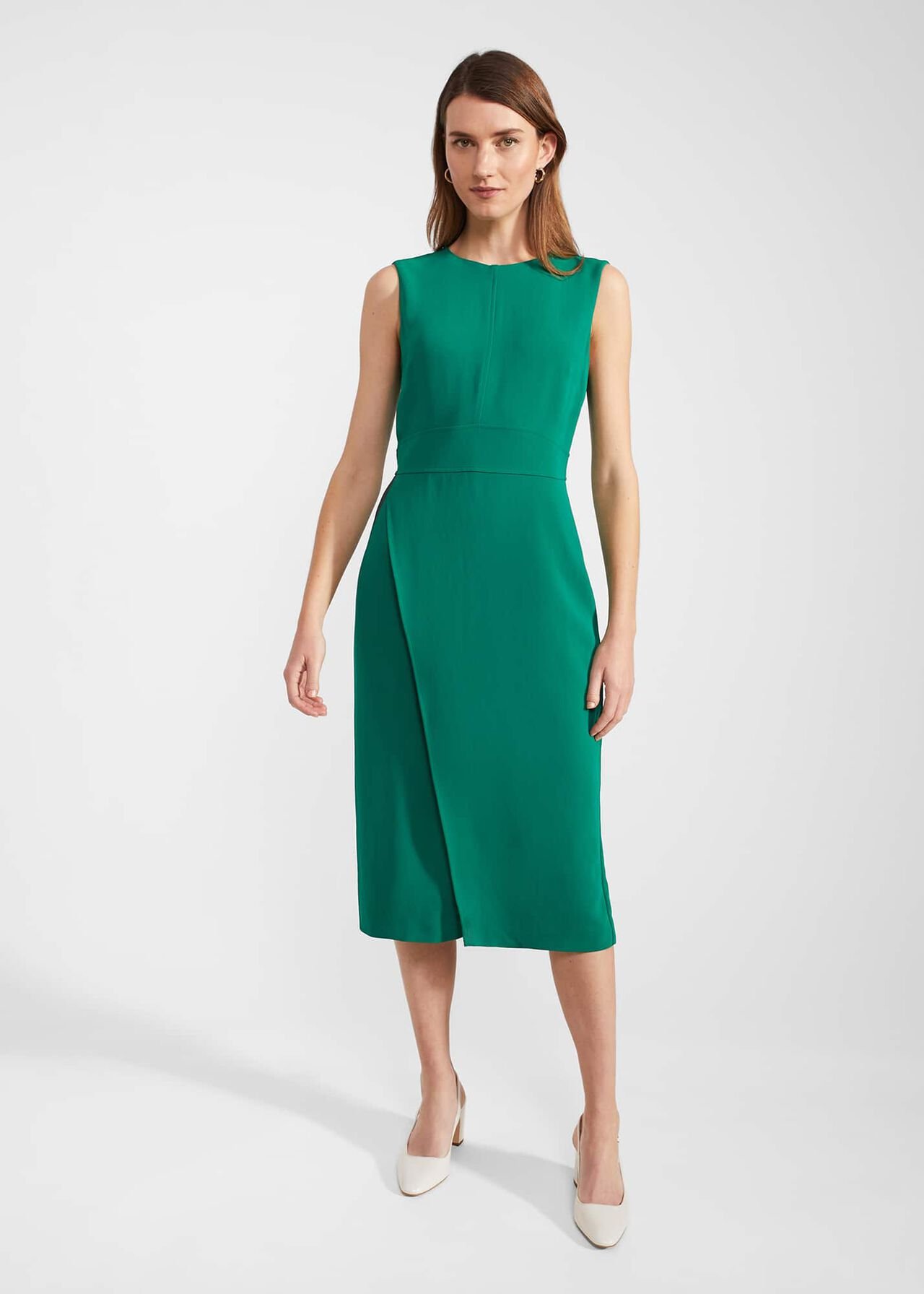 Maura Dress, Malachite Green, hi-res