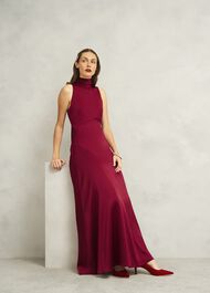 Leila Velvet Pumps, Rouge Red, hi-res