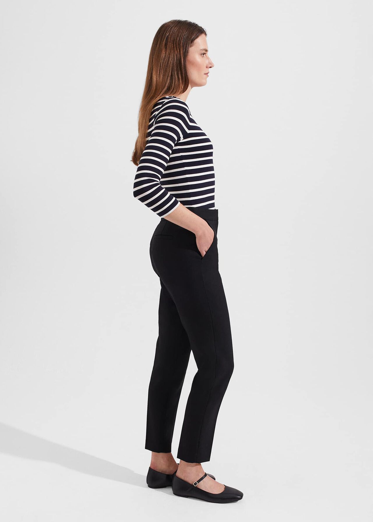 Petite Gael Pants, Black, hi-res