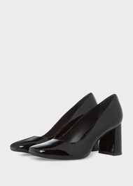 Tate Court Shoes, Black, hi-res