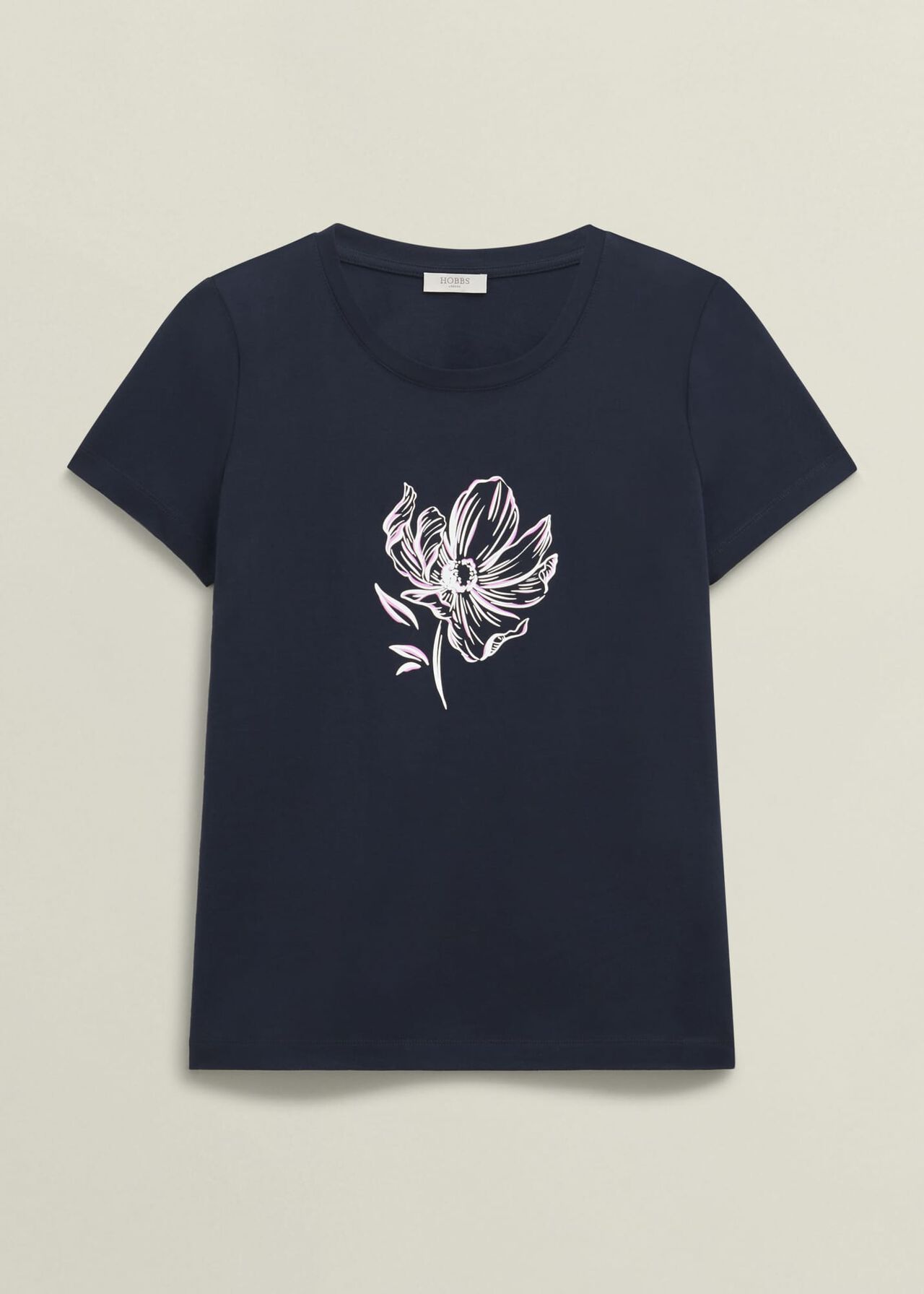 Pixie Print T-Shirt, Navy Multi, hi-res