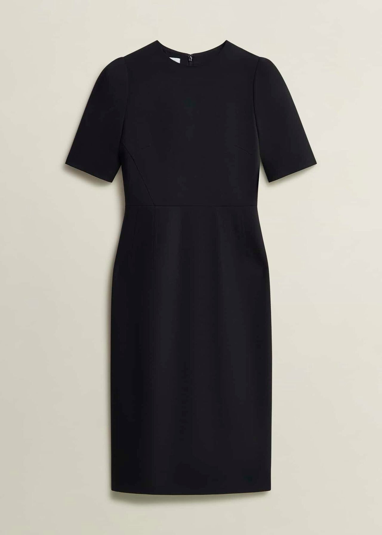 Casey Dress With Wool, Black, hi-res