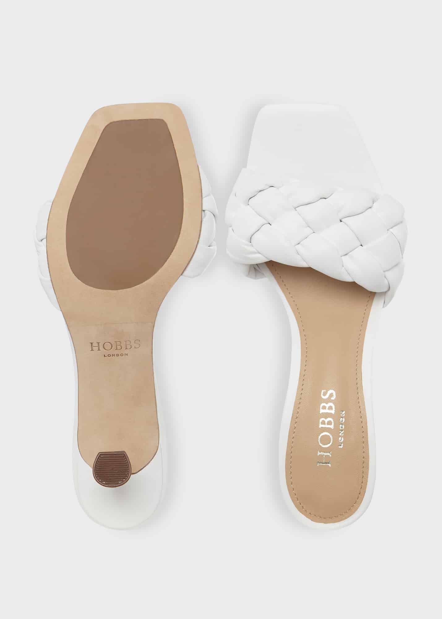Hobbs white sandals on sale