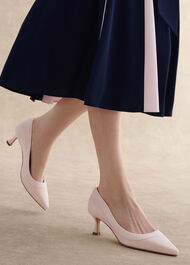 Faye Suede Courts, Pale Pink, hi-res