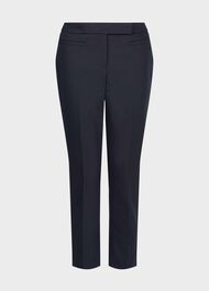 Petite Annie Slim trousers With Stretch, Navy, hi-res
