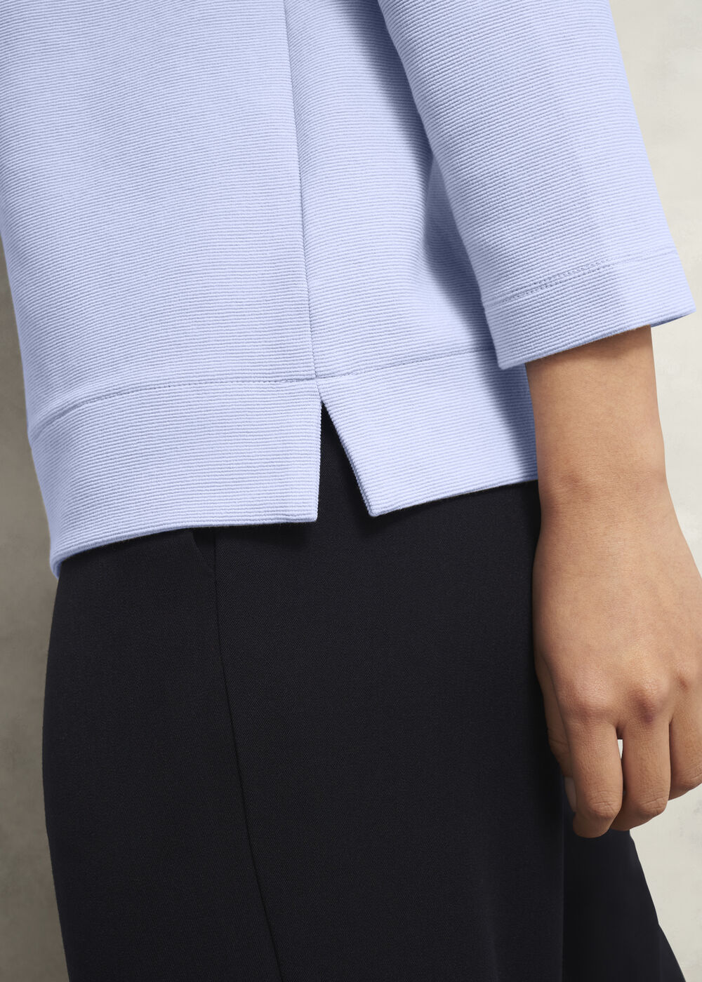 Betsy Textured Top, Lavender Blue, hi-res