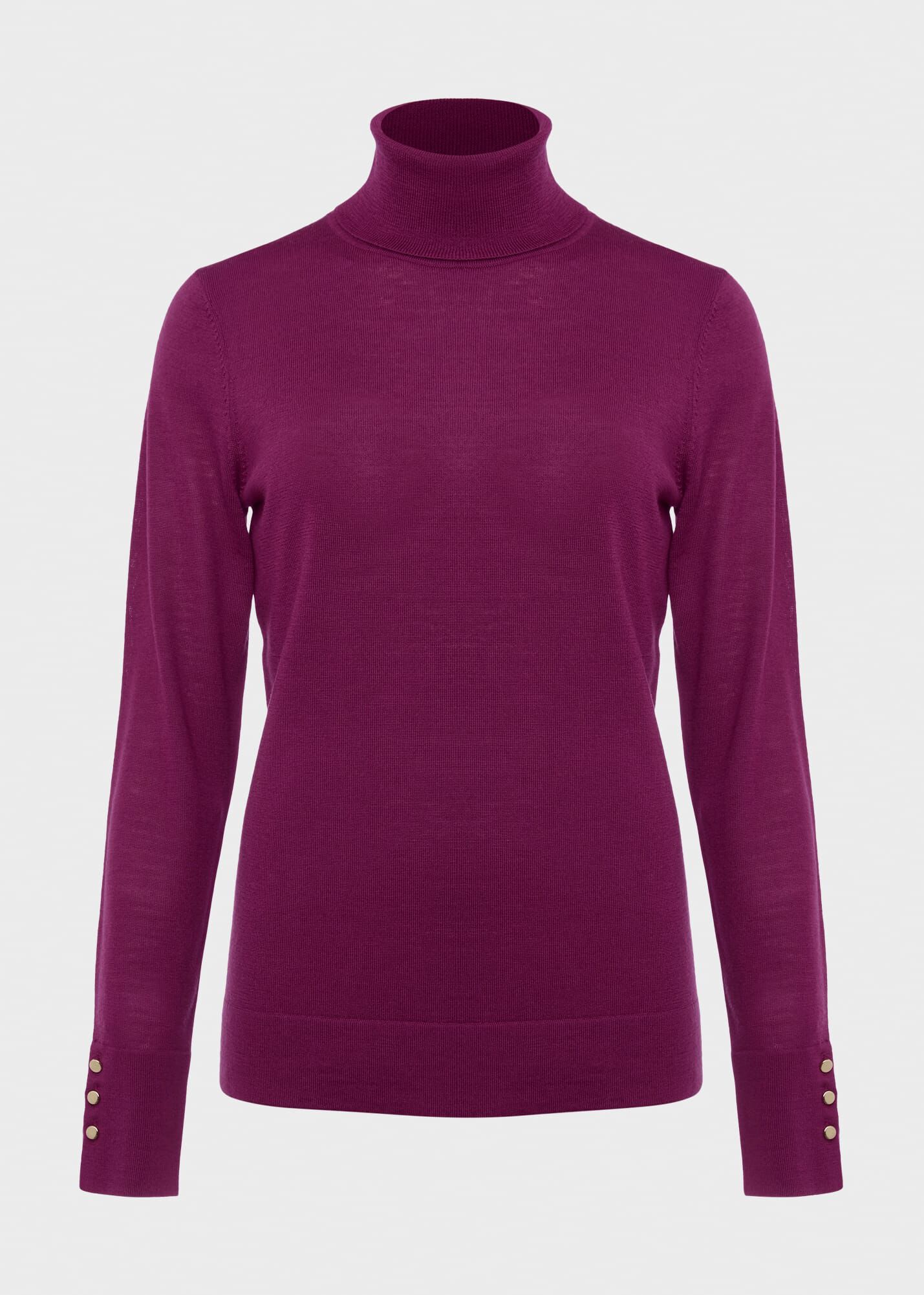 Hobbs lara roll top neck jumper