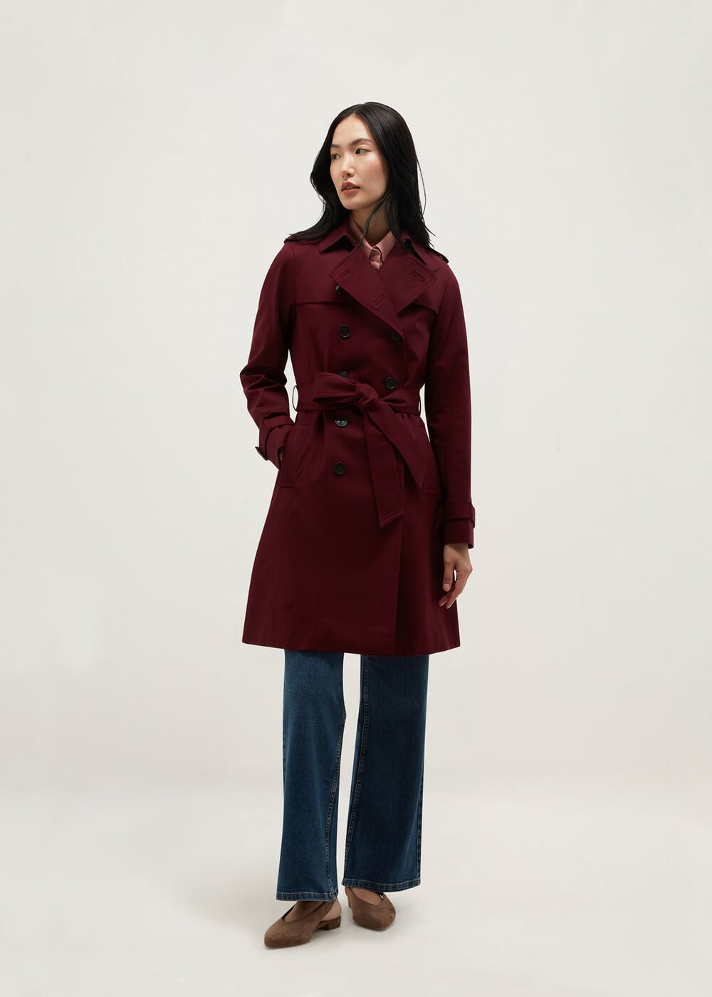 Petite Skylar Trench Coat