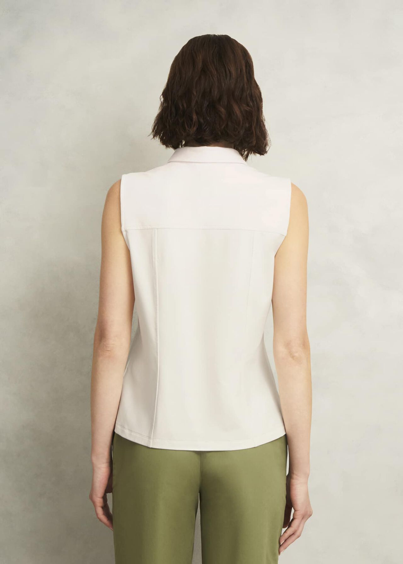 Sasha Jersey Shirt, Ivory, hi-res