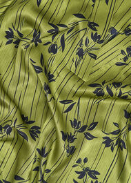 Fara Blouse, Green Navy, hi-res
