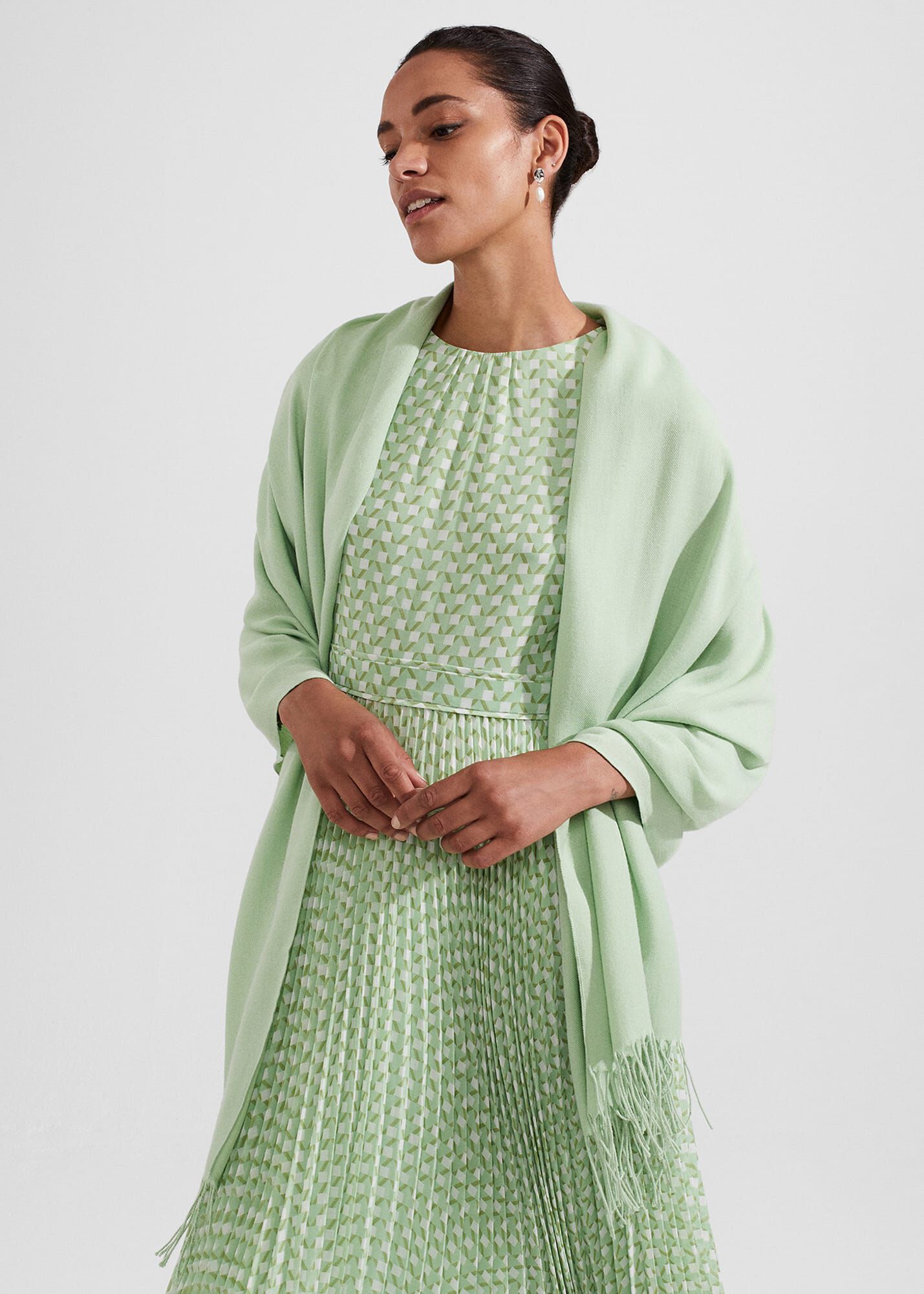 Hobbs silk scarf top