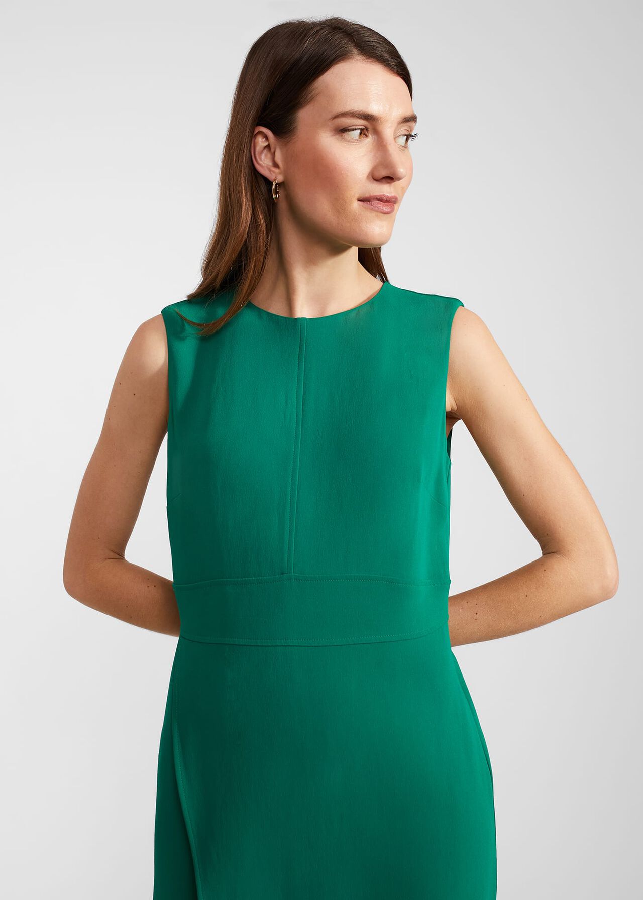 Maura Dress, Malachite Green, hi-res