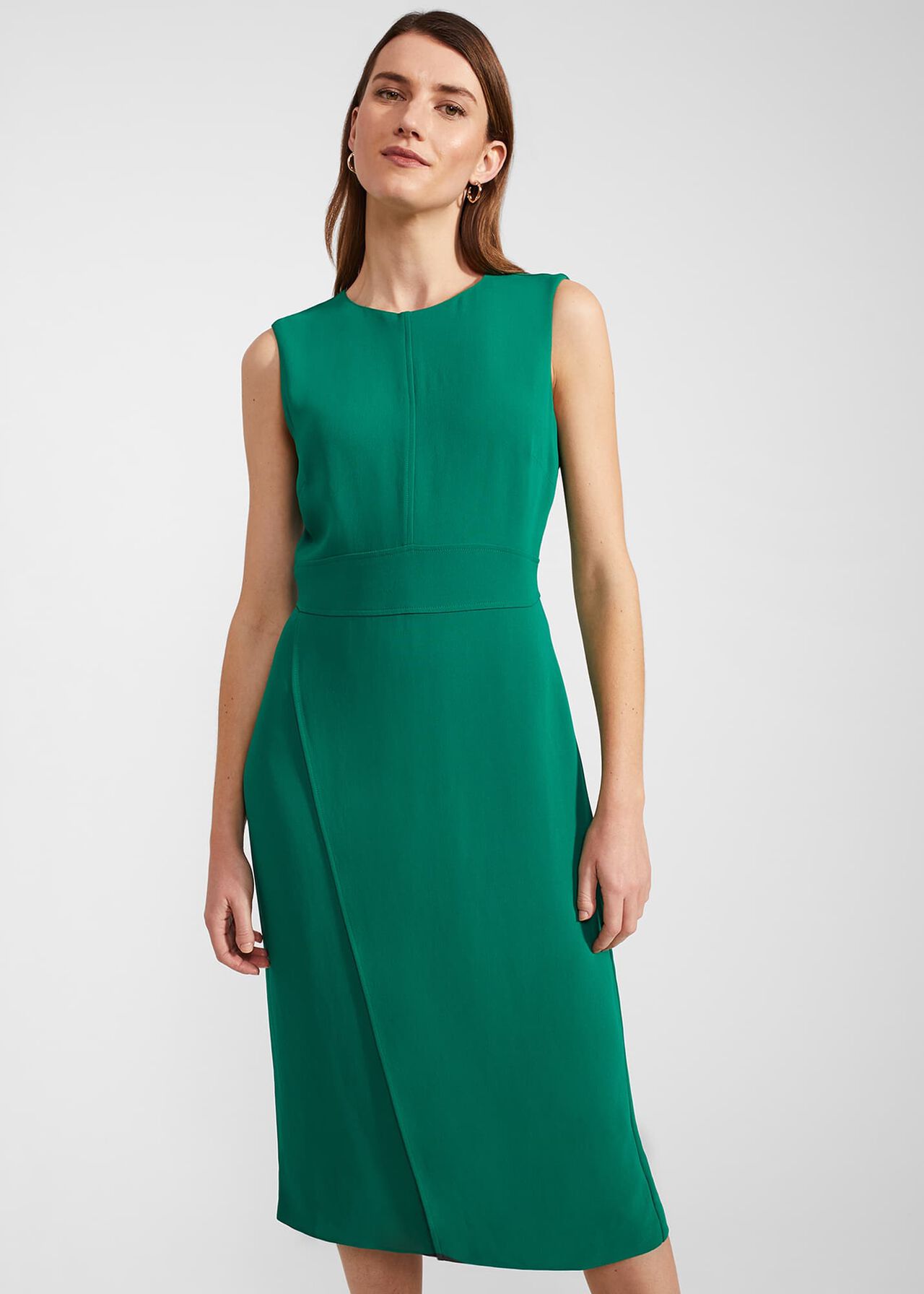 Maura Dress, Malachite Green, hi-res