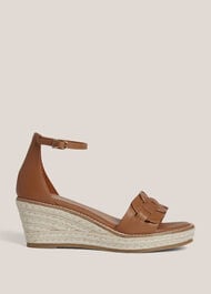 Francis Leather Espadrilles, Tan, hi-res