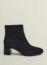 Rochelle Suede Ankle Boots, Black, hi-res