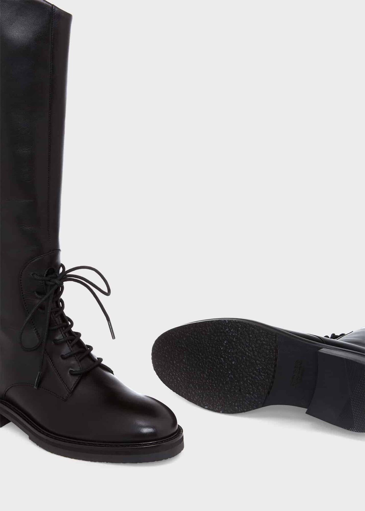 Laurel Knee Boots, Black, hi-res