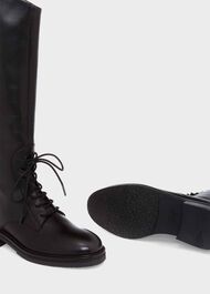 Laurel Knee Boots, Black, hi-res