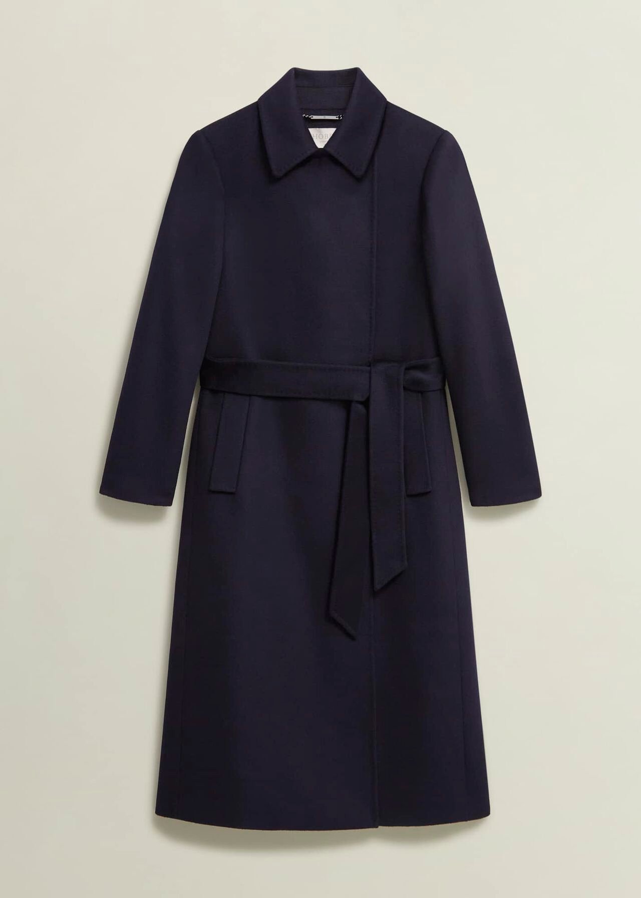 Petite Livia Wool Coat, Navy, hi-res